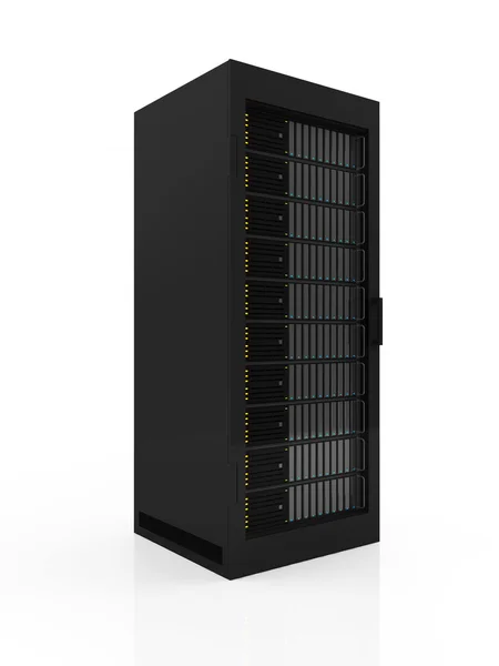 Nowoczesny serwer rack — Zdjęcie stockowe