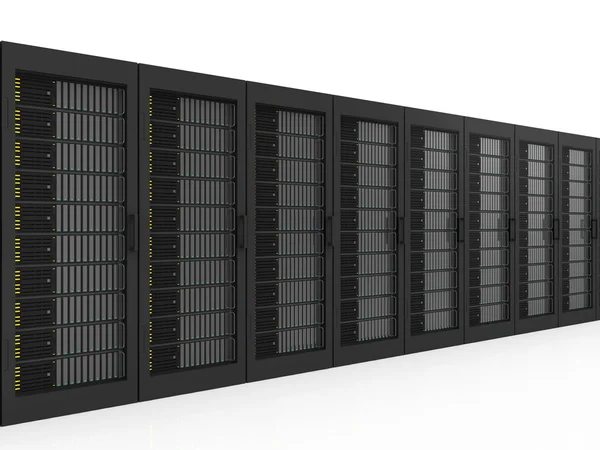 Modernes Server-Rack — Stockfoto