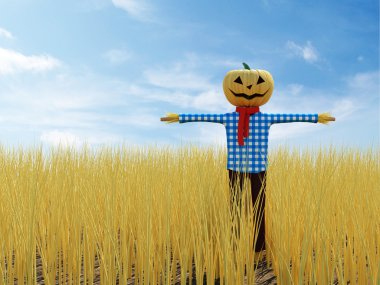 Mısır alanda korkulukları