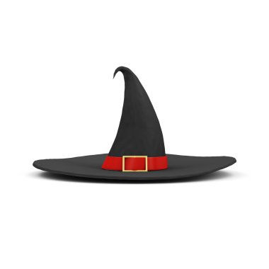 Cadı şapka zekâ kırmızı kurdele