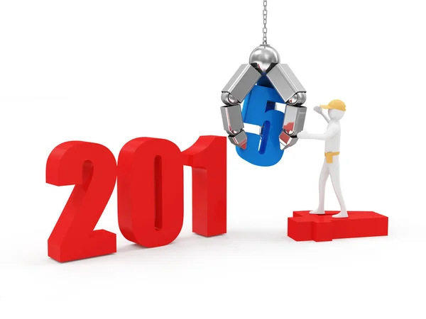 Feliz Año Nuevo 2015 Concepto — Foto de Stock
