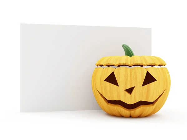Halloween Jack o lanterne citrouille — Photo