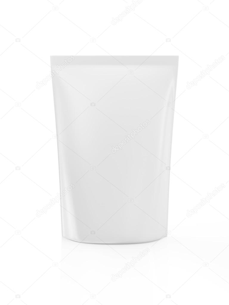 White Blank Package for Food