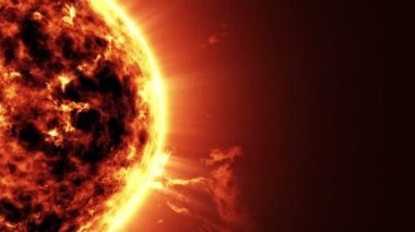 Uzaydaki büyük güneş yıldızı