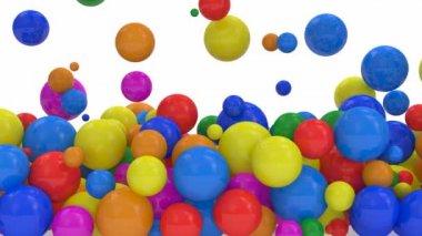 Renkli topları düşüyor