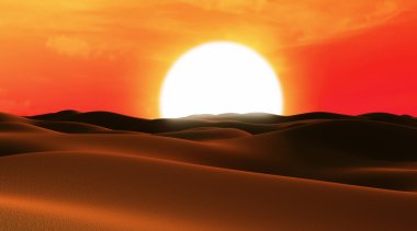 Desert Sand Dunes clipart