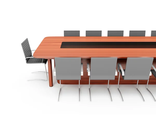 Moderní konferenční stůl — Stock fotografie