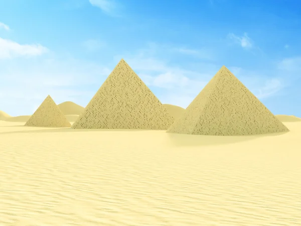Piramidi antiche — Foto Stock
