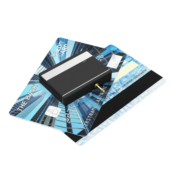 Mobile Credit Card Reader — Stock Photo, Image