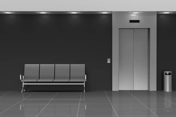 Interior de la sala de ascensor moderno — Foto de Stock