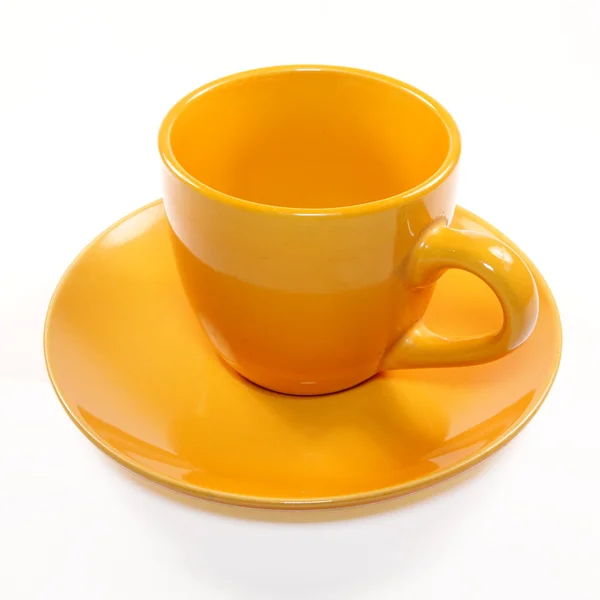 Taza de naranja vacía — Foto de Stock