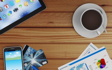 Modern işyeri Ofis ekipmanları ve aksesuarları