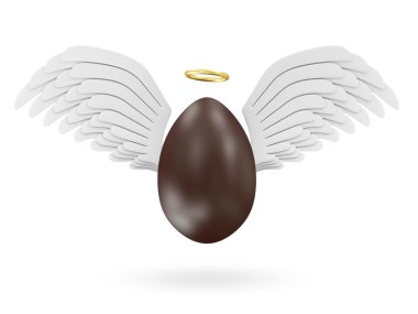 Angel Wings ile çikolata Paskalya yortusu yumurta