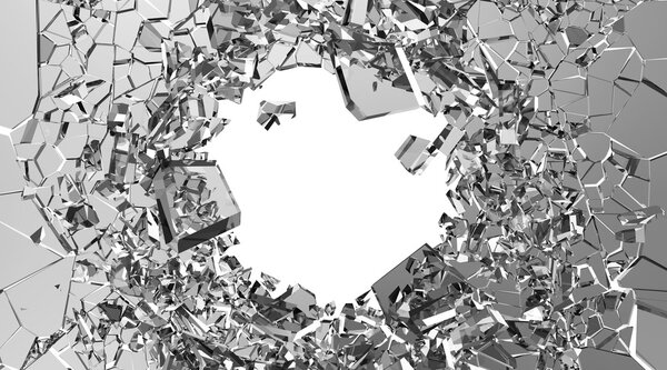 Broken Glass into Pieces