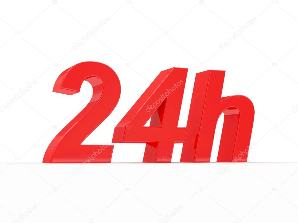 Big Red 24h Symbol