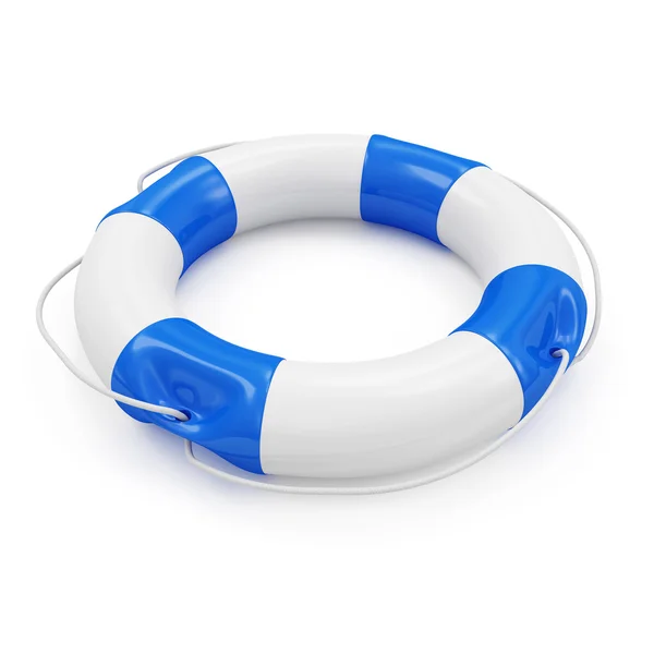 Close-up of Blue Lifebuoy — Stock Photo, Image