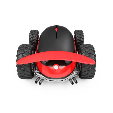 Modern bilgisayar fare tekerlek üzerinde