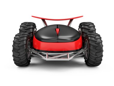 Modern bilgisayar fare tekerlek üzerinde