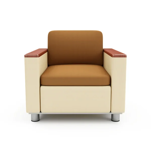 Modern Leather Armchair — Stock Photo, Image