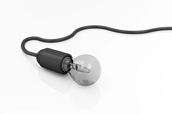 Modern Light Bulb in the Socket — Stock Photo, Image