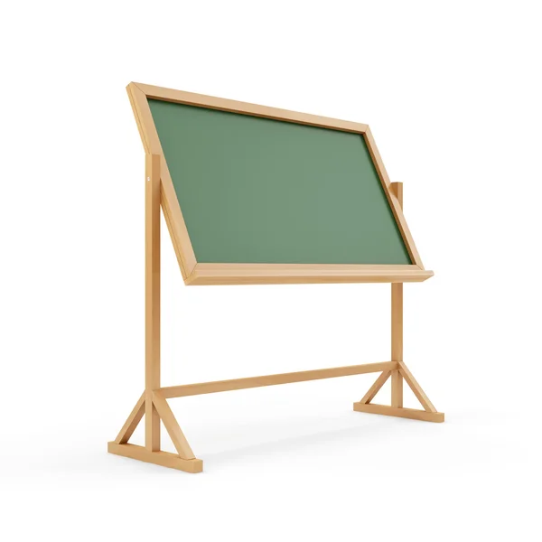 Chalkboard verde vazio portátil — Fotografia de Stock