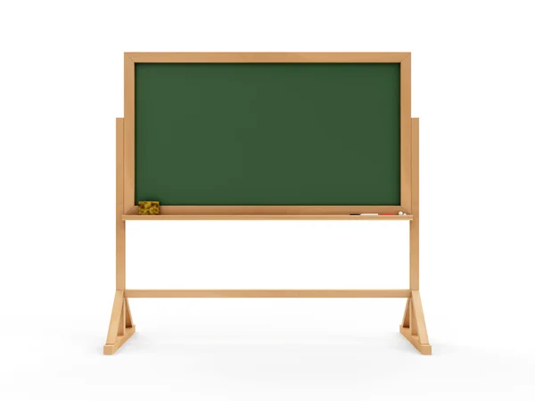 Portable Empty Green Chalkboard — Stock Photo, Image