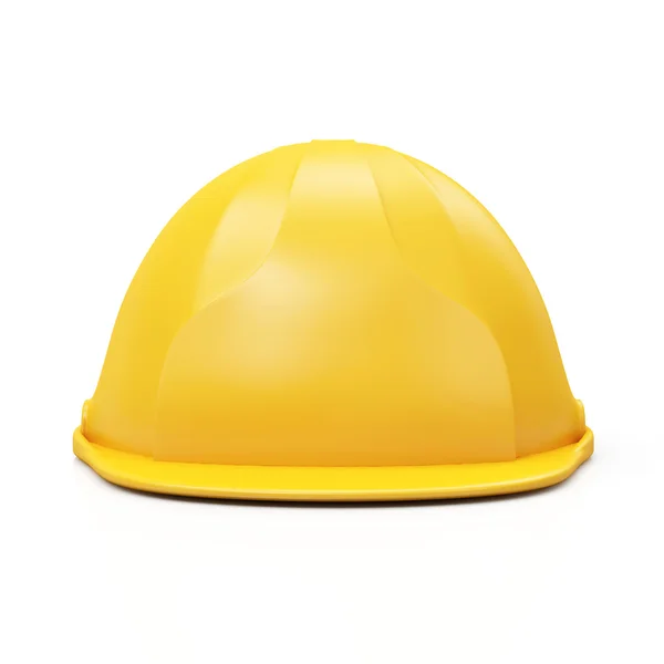 Capacete de segurança de construção amarelo — Fotografia de Stock