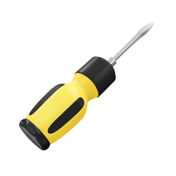 Modern Screwdriver with Interchangeable Nozzles — Stock Photo, Image