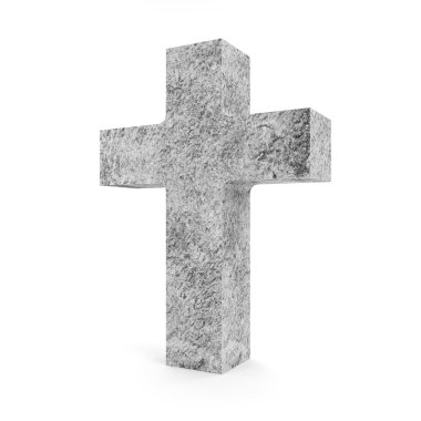 Beton çapraz mezar taşı