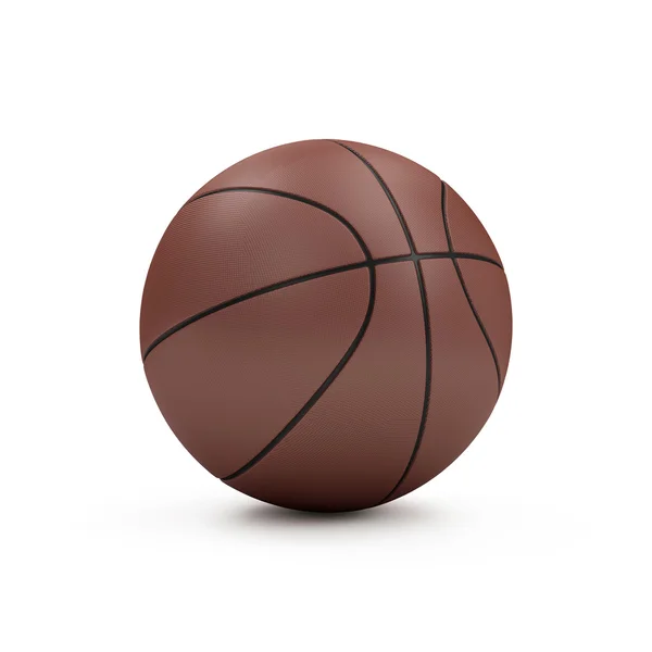Piłkę do koszykówki brązowy — Zdjęcie stockowe