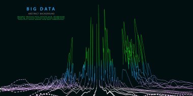Veri tablosunu analiz ederek soyut analitik arkaplan. Analitik algoritmalar. Büyük veri. Kuantum kriptografi konsepti. Veri tablosu İş, bilim ve teknoloji afişi. Veri tablosu. 
