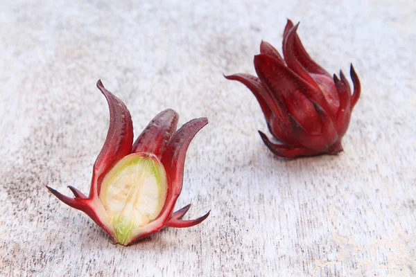 Hibiscus sabdariffa or roselle fruits — Stock Photo, Image