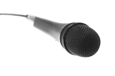 mikrofon beyazda izole edildi