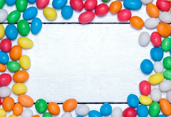 festive frame for your design of colorful candy