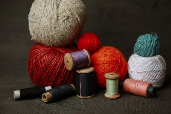 Balls Thread Needlework — Stock Photo, Image