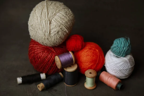 Balls Thread Needlework — Stock Photo, Image