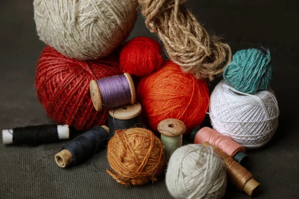 Balls Thread Needlework — Stock Photo, Image