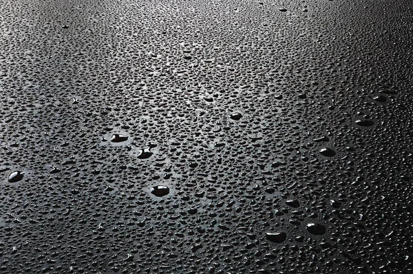 Water Droplets Dark Background — Stock Photo, Image