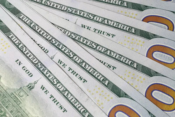 A lot of US currency — Stock Photo, Image