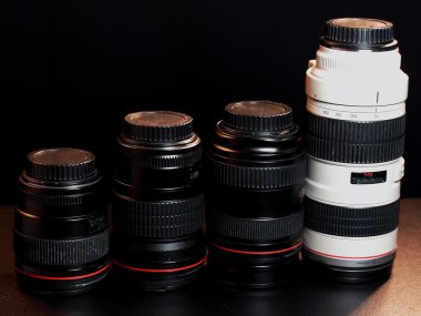 Kameralar için lens seti