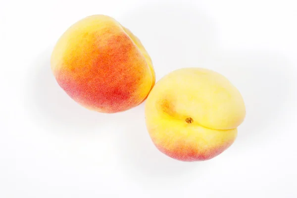 Apricot on a white background, fruits, — 图库照片