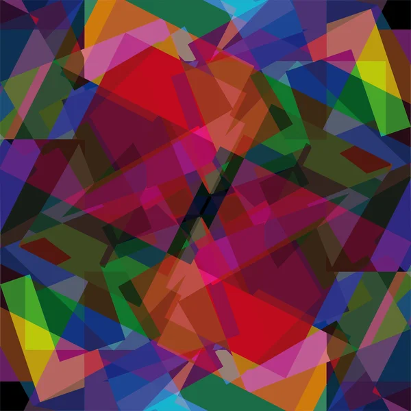 Abstracte bonte mozaïek, geometrische achtergrond — Stockvector