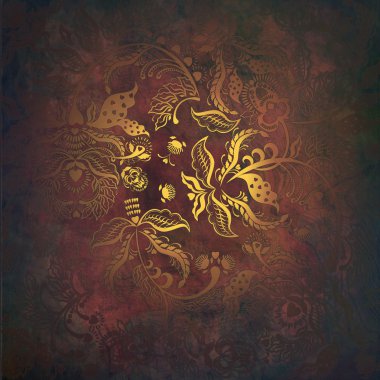 pastel arka plan üzerinde çiçek desenli