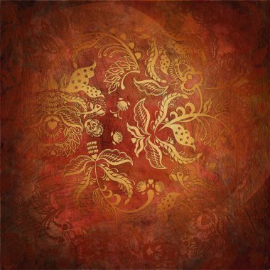 pastel arka plan üzerinde çiçek desenli 