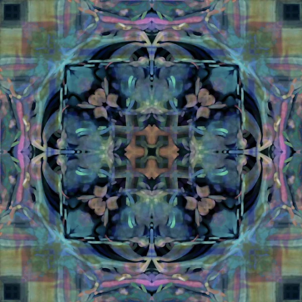 Abstracto geométrico radial fondo arco iris — Foto de Stock