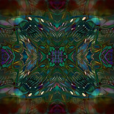 rengarenk soyut süsleme üzerinde arka plan bulanıklık