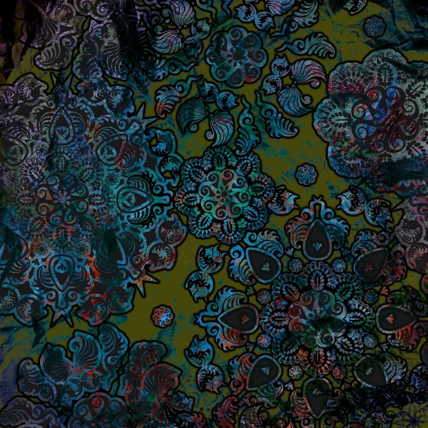 Abstracte bloemen coloredbackground — Stockfoto