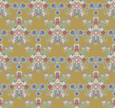 Kusursuz çiçek deseni