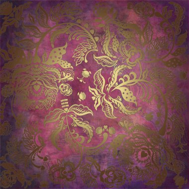 pastel arka plan üzerinde çiçek desenli 