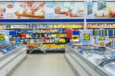 İç Lidl süpermarket